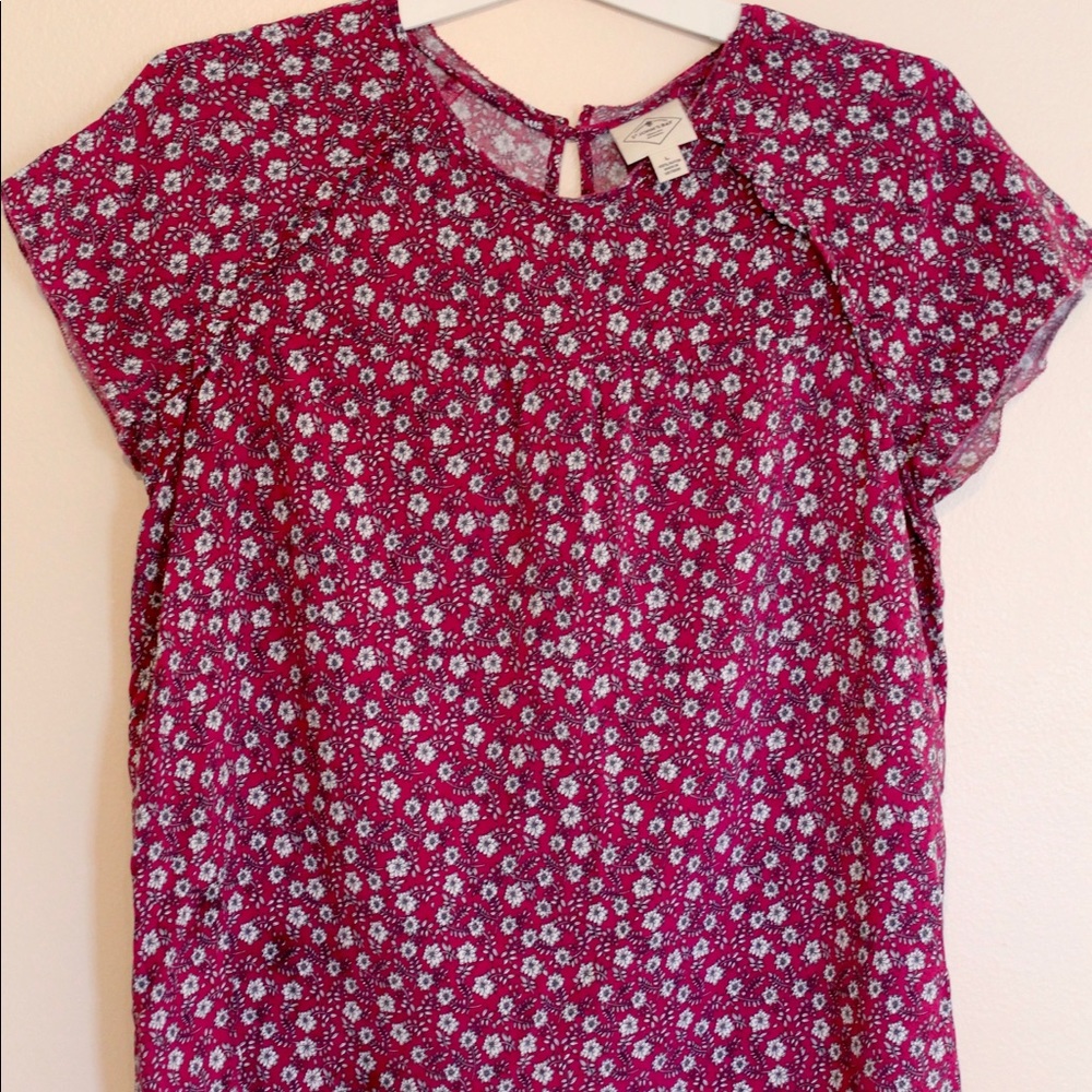 Pink Floral Blouse - Picture 2 of 2